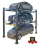 Picture of Triple Parking lift 9000lb 4097X 4 Post Amgo Hydraulics
