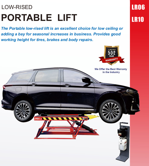 Picture of Low Rise Portable Lift LR06 Amgo Hydraulics