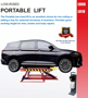 Picture of Low Rise Portable Lift LR06 Amgo Hydraulics