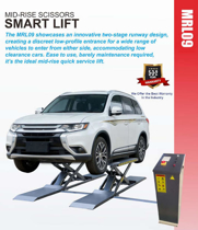 Picture of Midrise Scissor Lift 9000lbs MRL09 Amgo Hydraulics