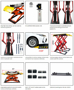 Picture of Low Profile Scissor Lift 7000lbs XL-7 Amgo Hydraulics