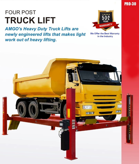 Picture of 4 Post Lift 30000lb Super Duty Lift PRO-30 Amgo Hydraulics