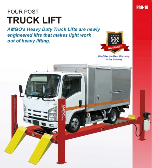 Picture of 4 Post Lift 18000lb PRO-18 Amgo Hydraulics