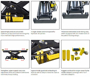Picture of Rolling Jack 20,000 lbs RJ-20A Amgo Hydraulics