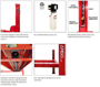 Picture of 4 Post Lift 14000lb PRO-14E Amgo Hydraulics