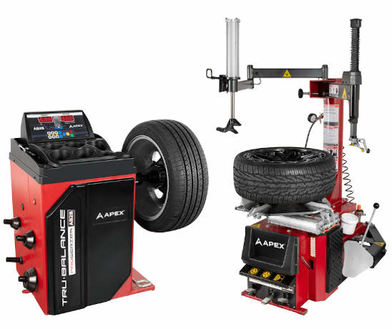 Picture of Apex AT26A and AB28 Tire Changer and Wheel Balancer Combo