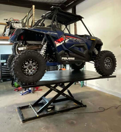 2000E Electric ATV Lift Table Polaris East Coast Motorsports