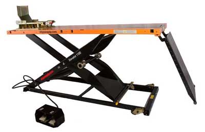 Hardy shop motorcycle lift
