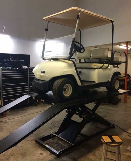 Yamaha Golf Cart Elevator 1800G Golf Cart Lift