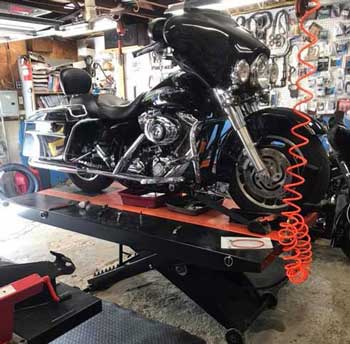 Millbury Cycles New Side Extensions for PRO 1200 Lift