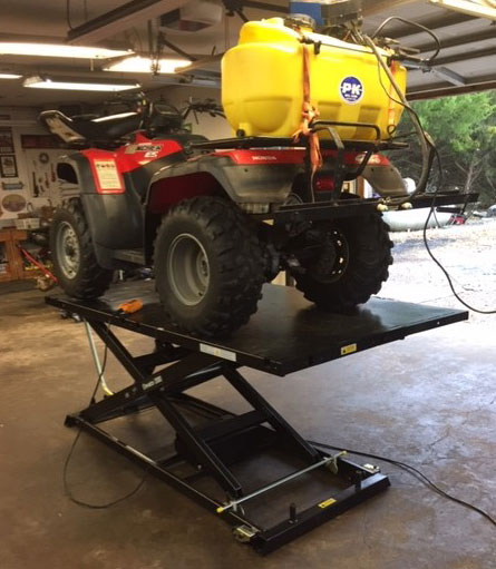 Honda Rancher on 2000E Lift Table