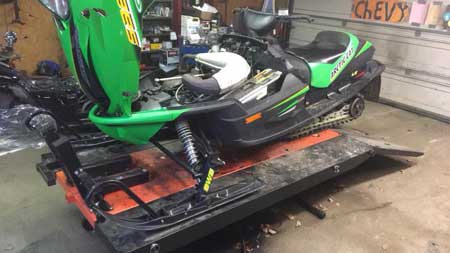 Arctic Cat Sled Snowmobile PRO 1200 Lift Table