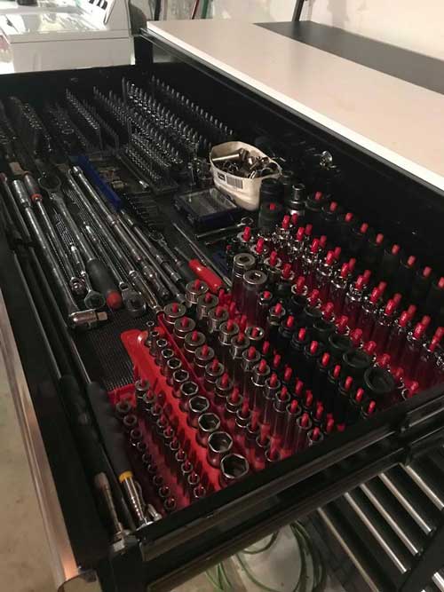 Open Tool Box Drawer Customer Photo