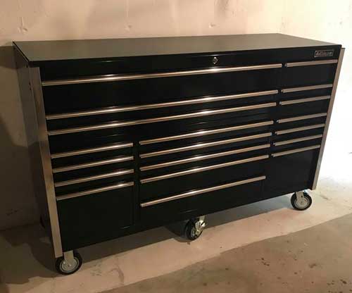 Eric S Tool box with wheels 72"
