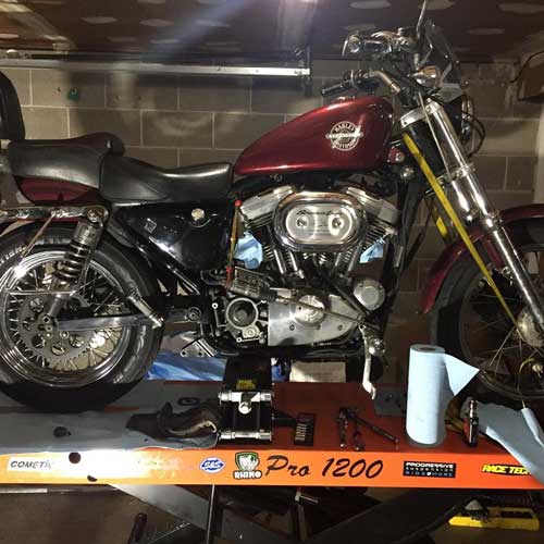 Motorcycle Lift customer photo