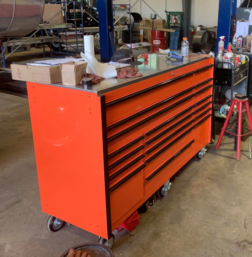 72 inch tool box orange best quality