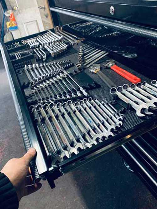 Tool Box Wrench Drawer 72"