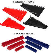 socket trays wrench trays tool box organizers