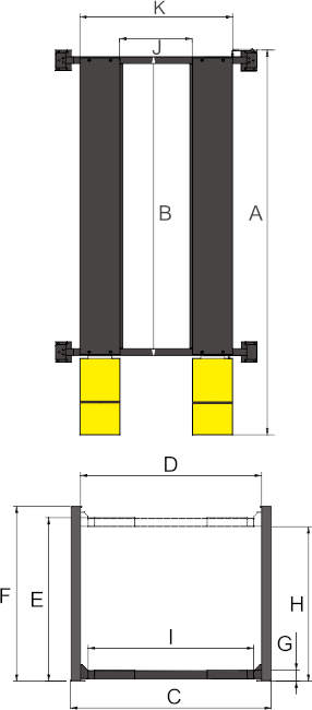 408-HP parking lift diagram