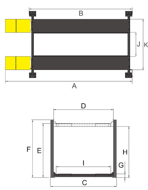 409-HPX Boat Storage Lift Specs