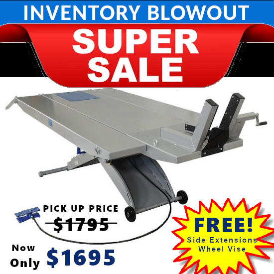 PRO 1000 Motorcycle Lift Sale