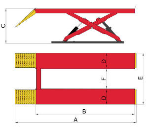 AX-12 diagram scissor lift