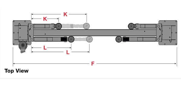 Apex 9K 2 Post Lift Diagram 2