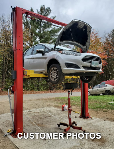 Customer Photos OH-10 2 Post Amgo Lift