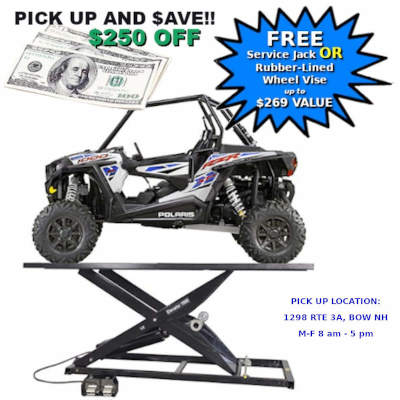 Elevator Lift Table Sale $250 off (pickup only in NH) plus free accessory